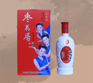 9、枣花香喜洋洋红色经典52度450ml原浆酒--1